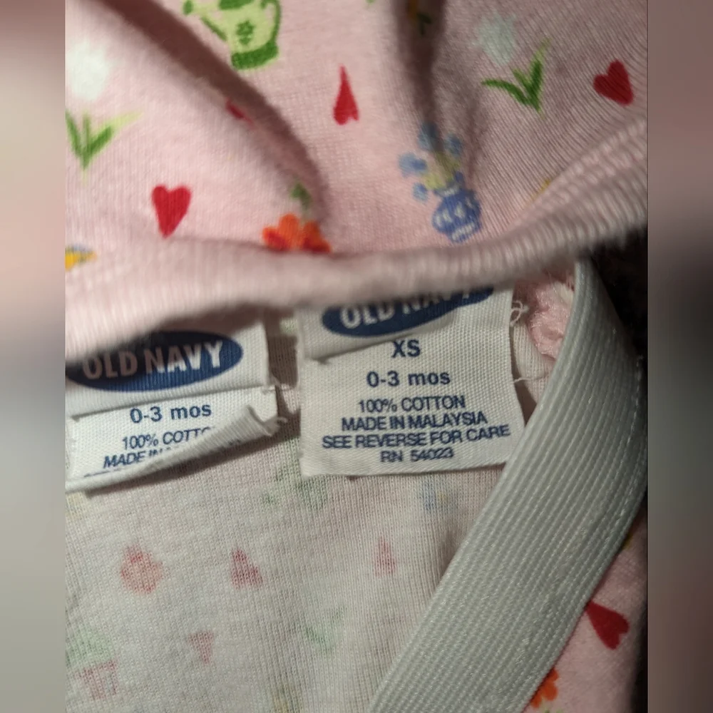 Adorable Vintage 90s Baby Pajamas